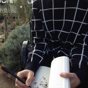 Slub-Knit Crew Neck Sweater for Women